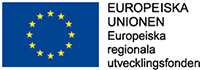 Logotyp för Europeiska regionala utvecklingsfonden
